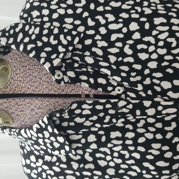 Forever 21 Black and White Printed Dress - Picture 5 of 9